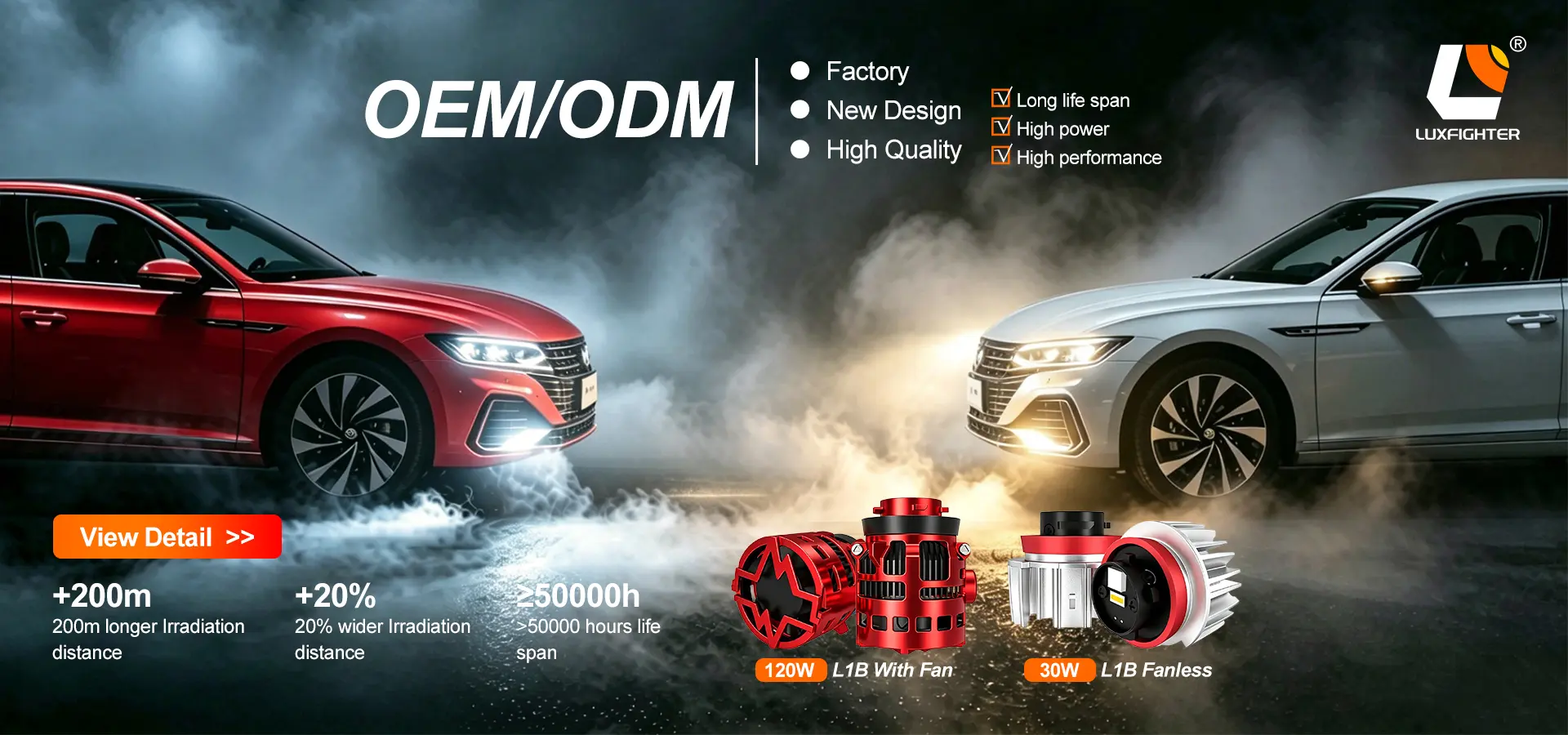 Řada Q36-60W 6000LM
